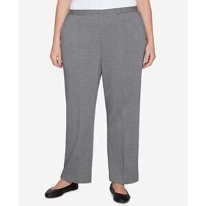 Alfred Dunner Women's Plus Size Runway in Black & White Houndstooth